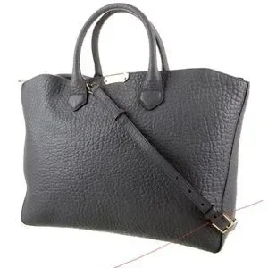 Burberry | Bags | Nwtburberry Gray Leather Tote Bagvintage  display picture 1